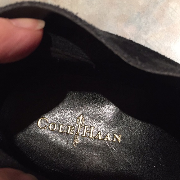 Cole Haan suede wedge ankle boots (sz 6 1/2) - Picture 7 of 11